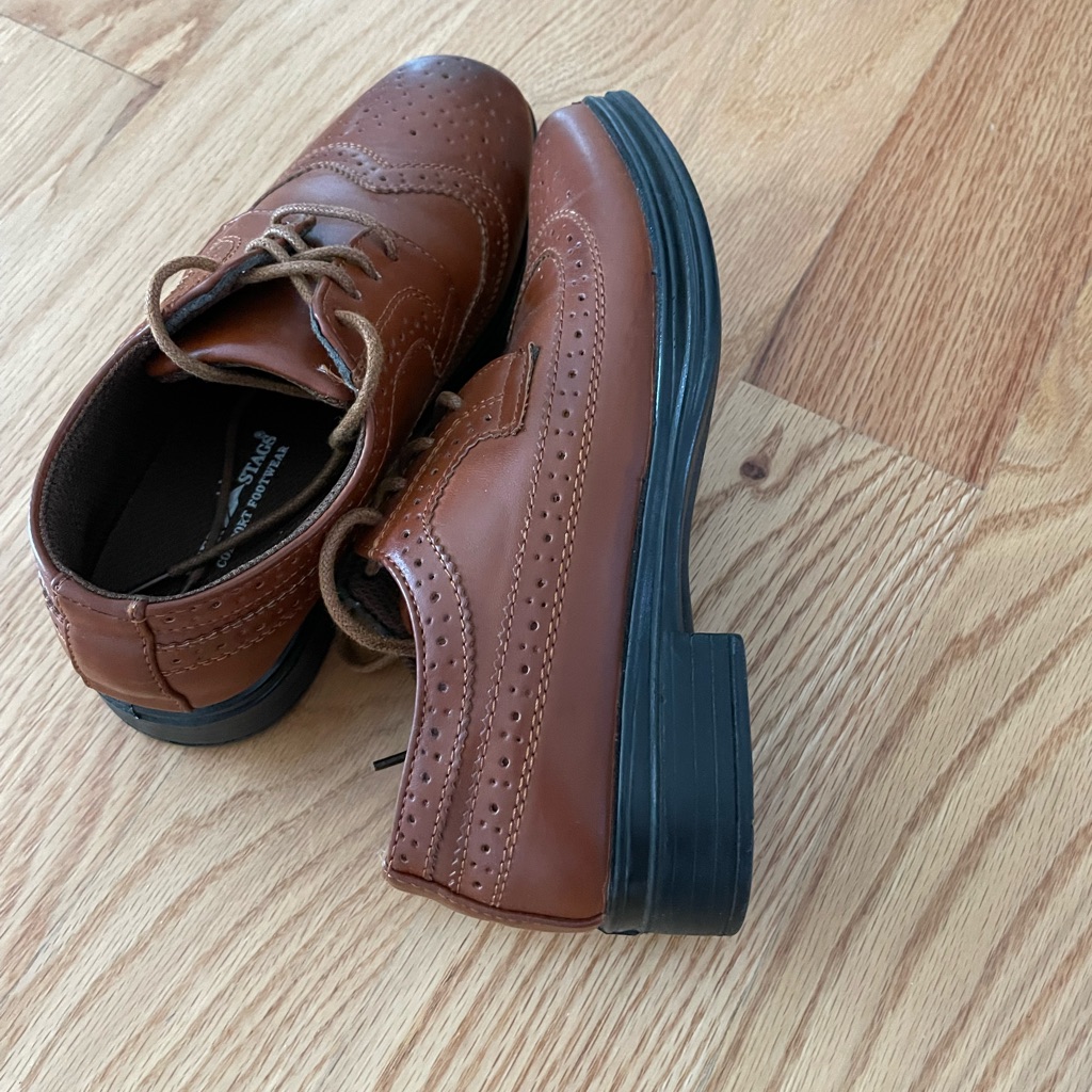 Leather Boy Dress Shoes